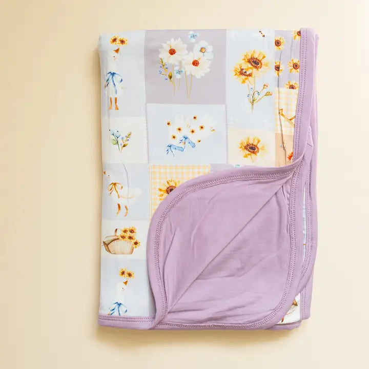 SOL Garden Goose Bamboo Blanket