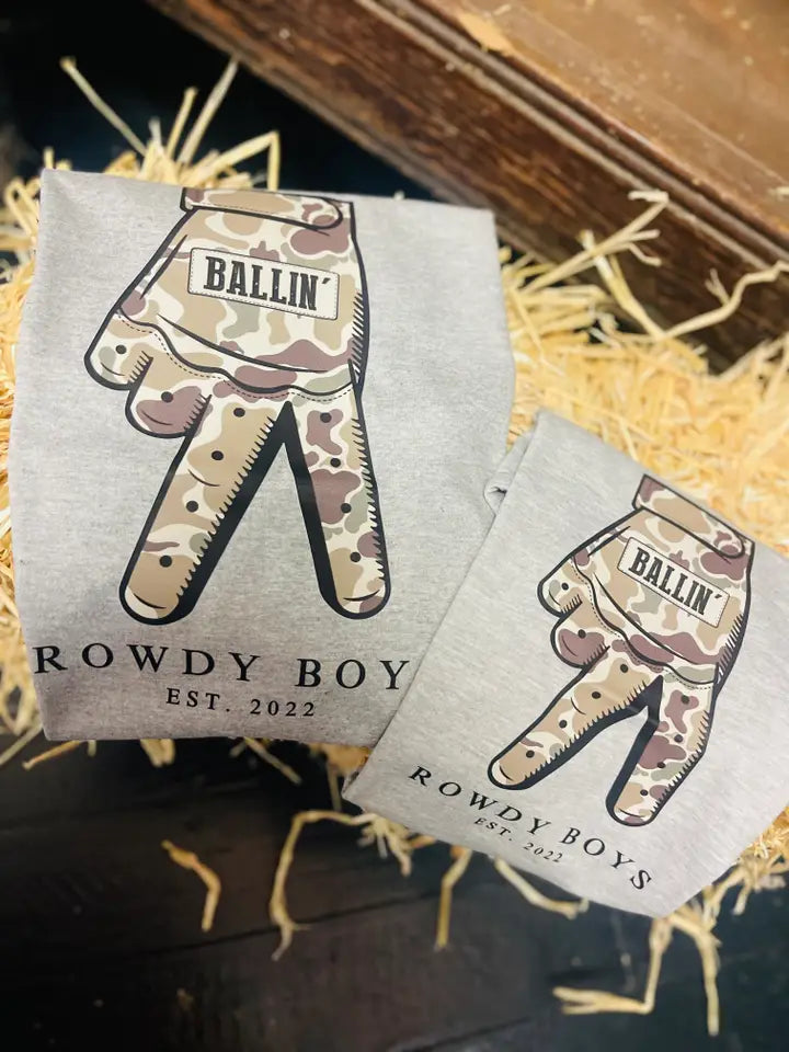 Rowdy Boys Ballin' Toddler Tee