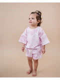Lucky Panda Shorts Set | Pink Camo