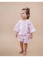 Lucky Panda Shorts Set | Pink Camo