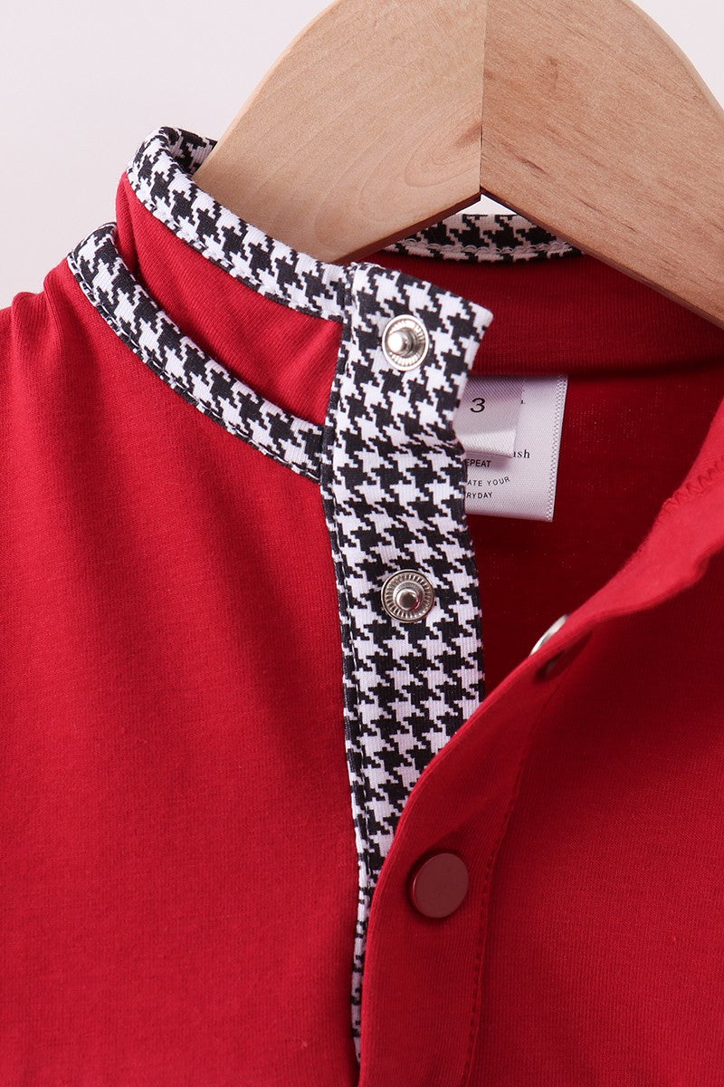 Premium Maroon Alabama Embroidery Top