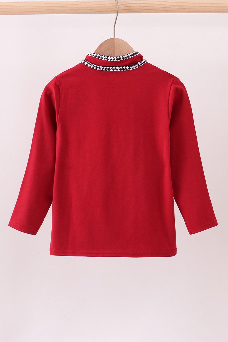 Premium Maroon Alabama Embroidery Top