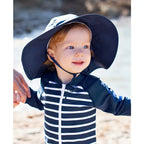 Kids Navy Sun Protective Hat