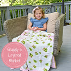 Lolly Banks Stuck On You - Bamboo Succulent Baby Toddler Blanket