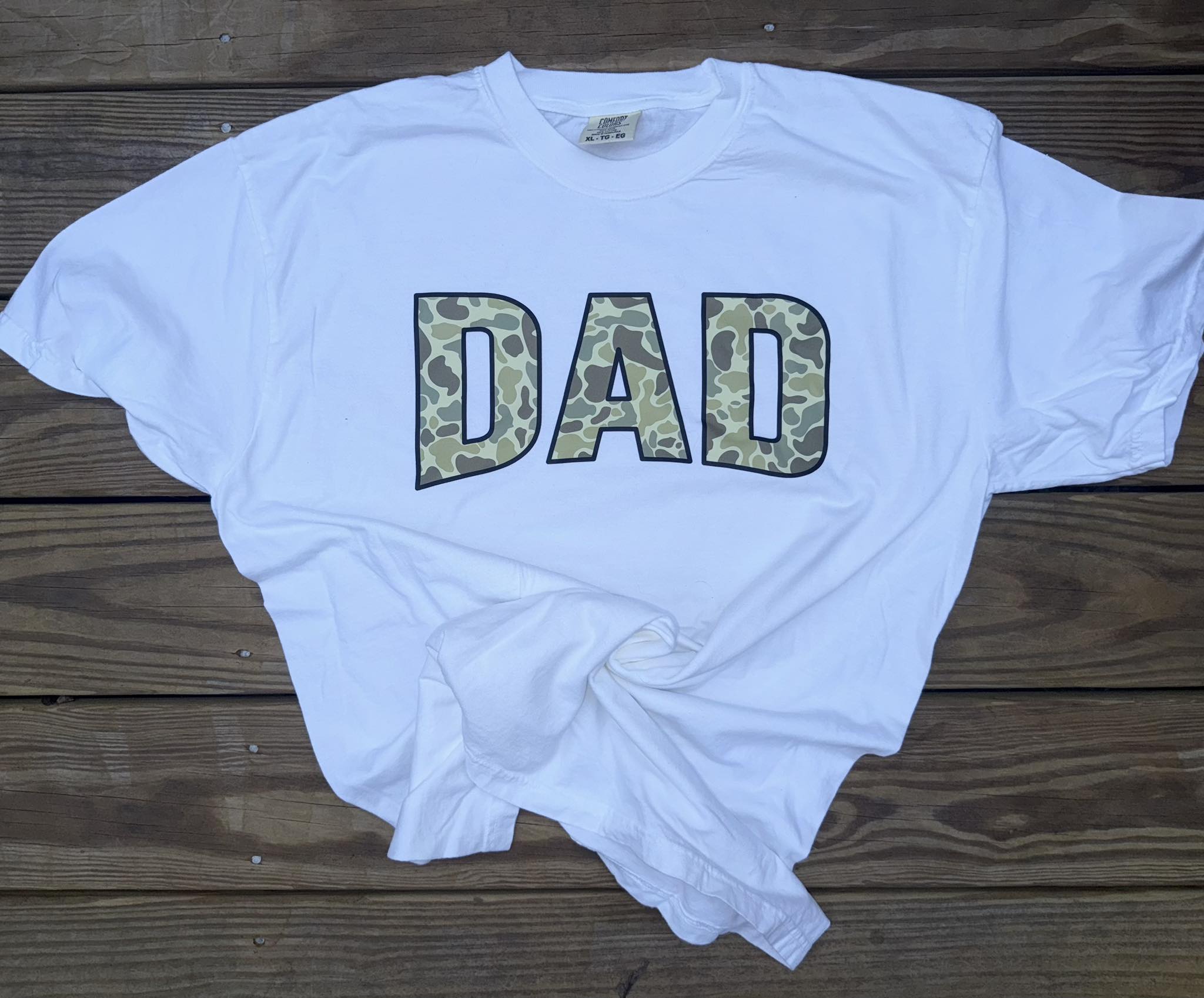 Dad Comfort Color Short Sleeve Tshirt