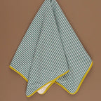 Marie Nicole Poppy Sunshine Striped Minky Blanket