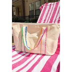 Spencer Rick Rack Trim Tote Bag