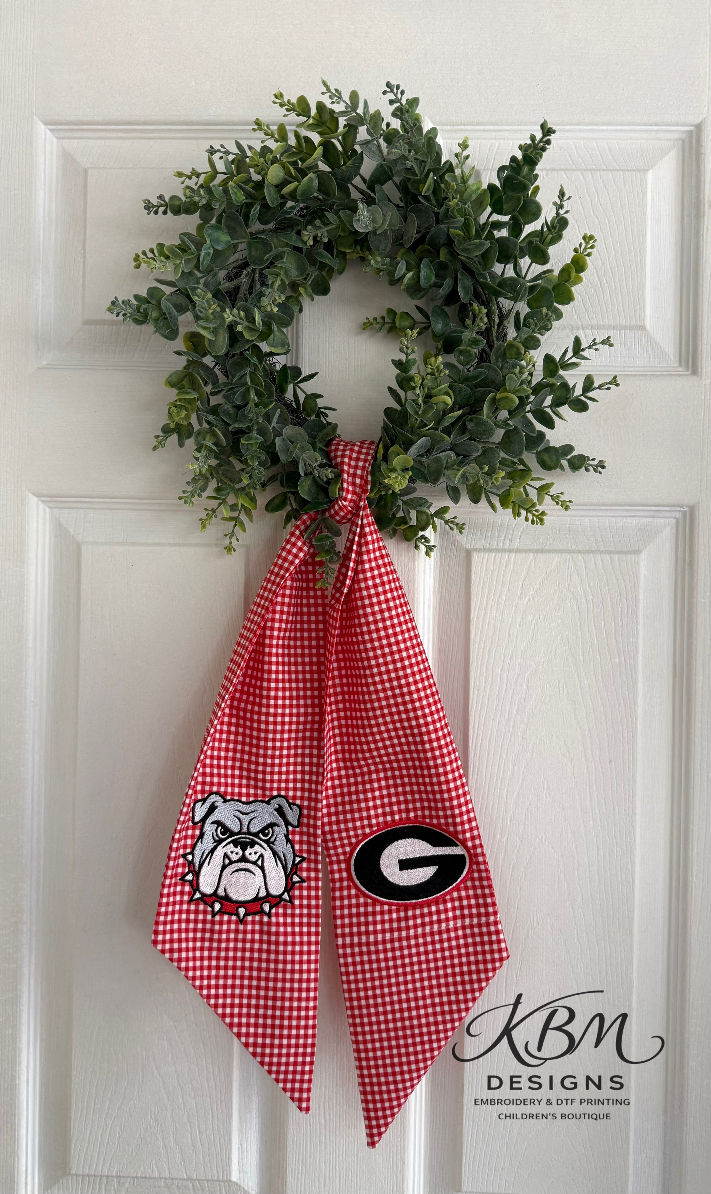 Georgia Wreath Sash