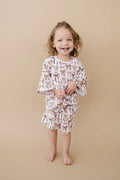 Lucky Panda Shorts Set | Mocha Bows
