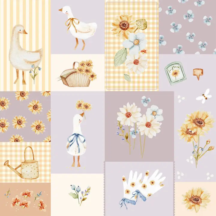 SOL Garden Goose Bamboo Blanket