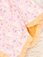Marie Nicole Quack & Bloom Ruffle Blanket