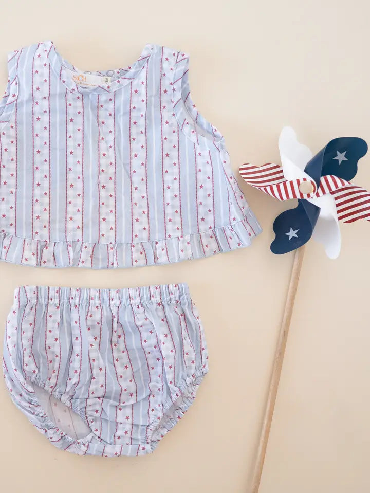 Americana Bloomer Set