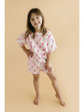Lucky Panda Shorts Set | Pink Bolts