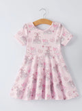 Summer Castle Girls Short Sleeve Dress