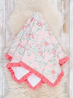 Marie Nicole Rosebud Ruffle Blanket