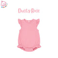 Infant & Toddler Polyester Flutter Sleeve Baggy Bubble Romper