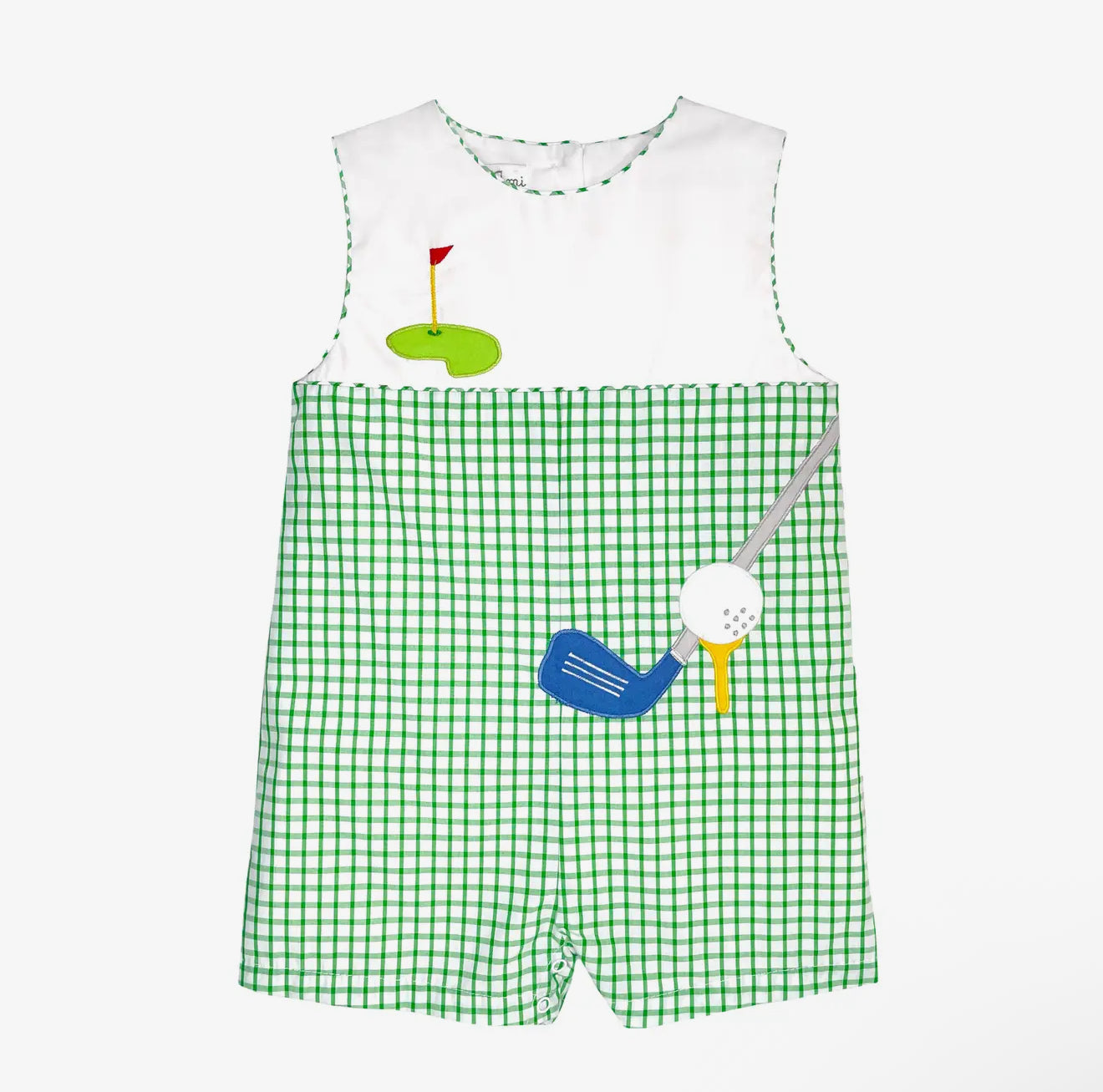 Sunsuit with Golf Themed Applique