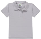 BB Blanks Short Sleeve Polo Style Collared Striped Shirt BLANK