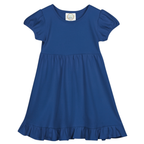 BB Blank Short Sleeve Empire Waist Ruffle Dress