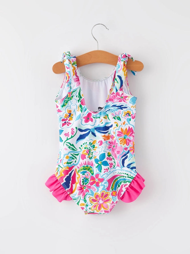 Colorful Floral Boutique Swimsuit