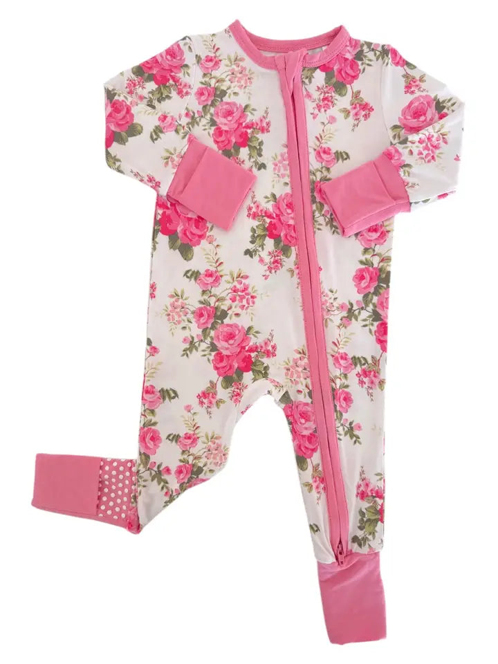 Country Daydream 2 Way Zip Romper