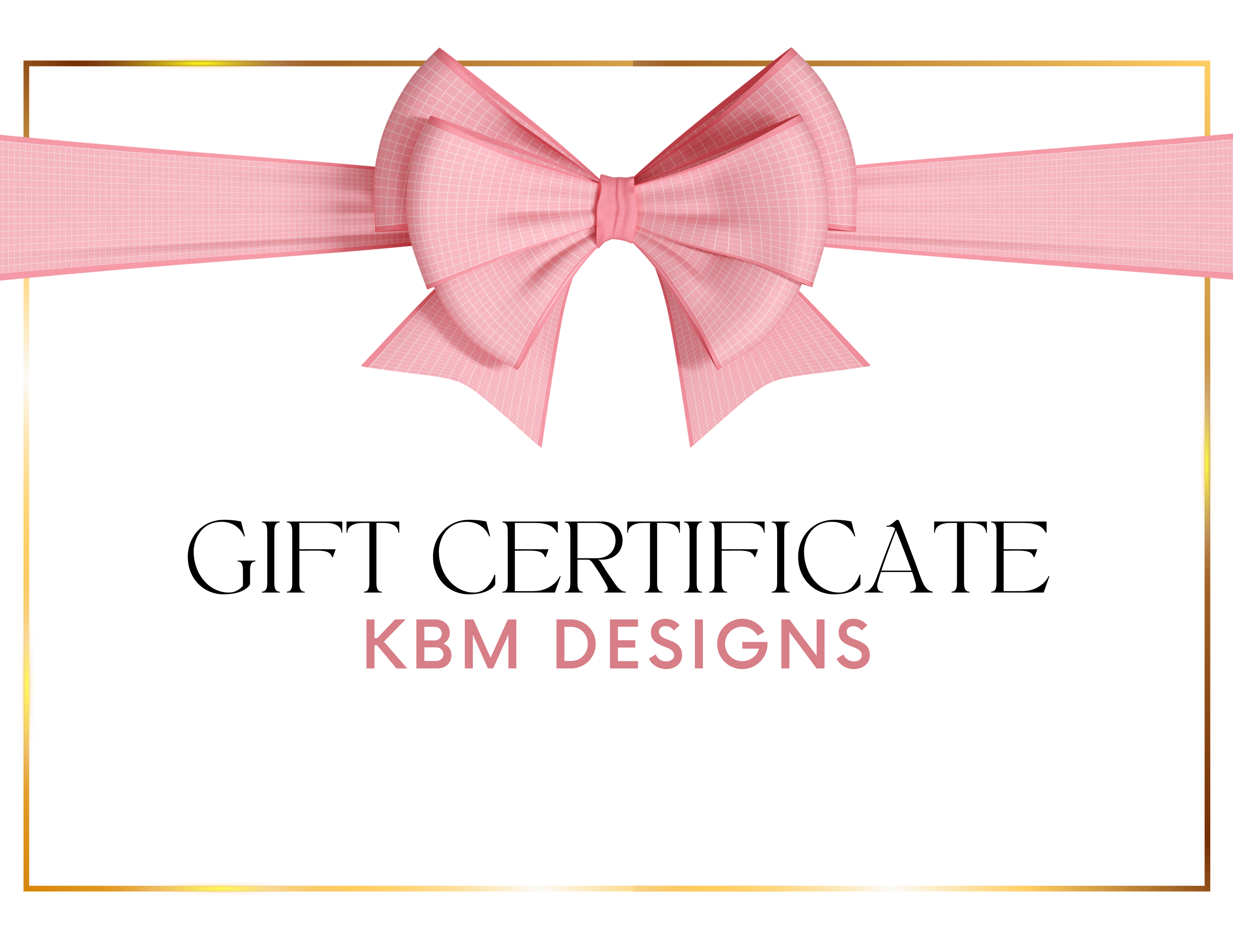 KBM Designs Gift Card