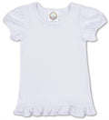 Short Sleeve Ruffle Tee