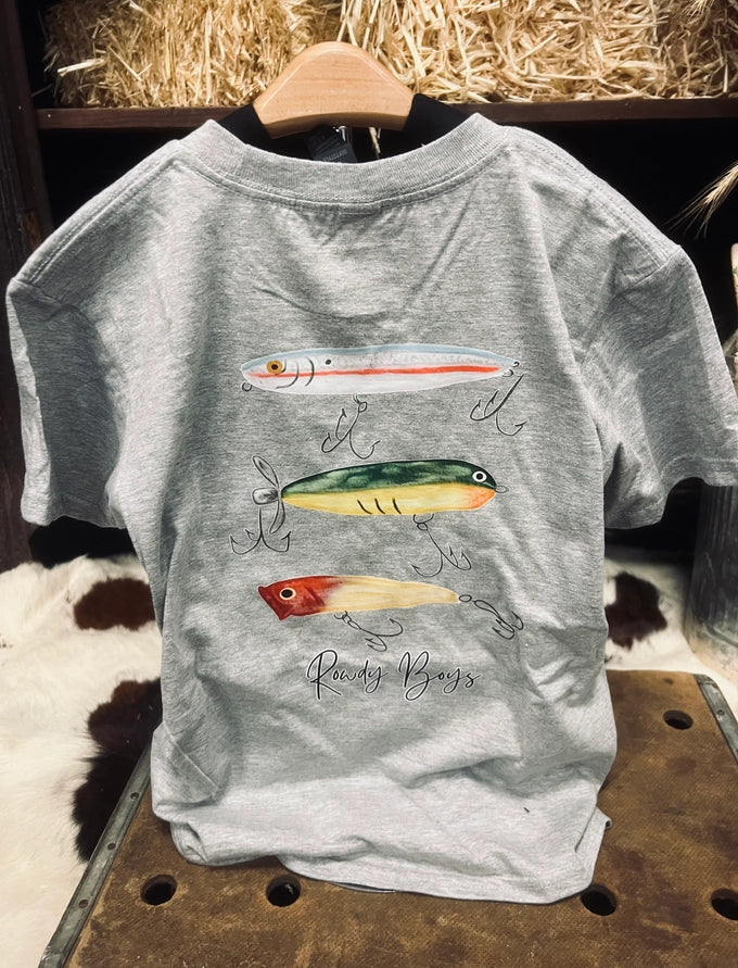 Rowdy Boys Fishing Lures Tee