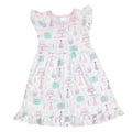 It's My Birthday Flutter Sleeve Dress