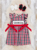 Georgia Smocked Gingham Dress