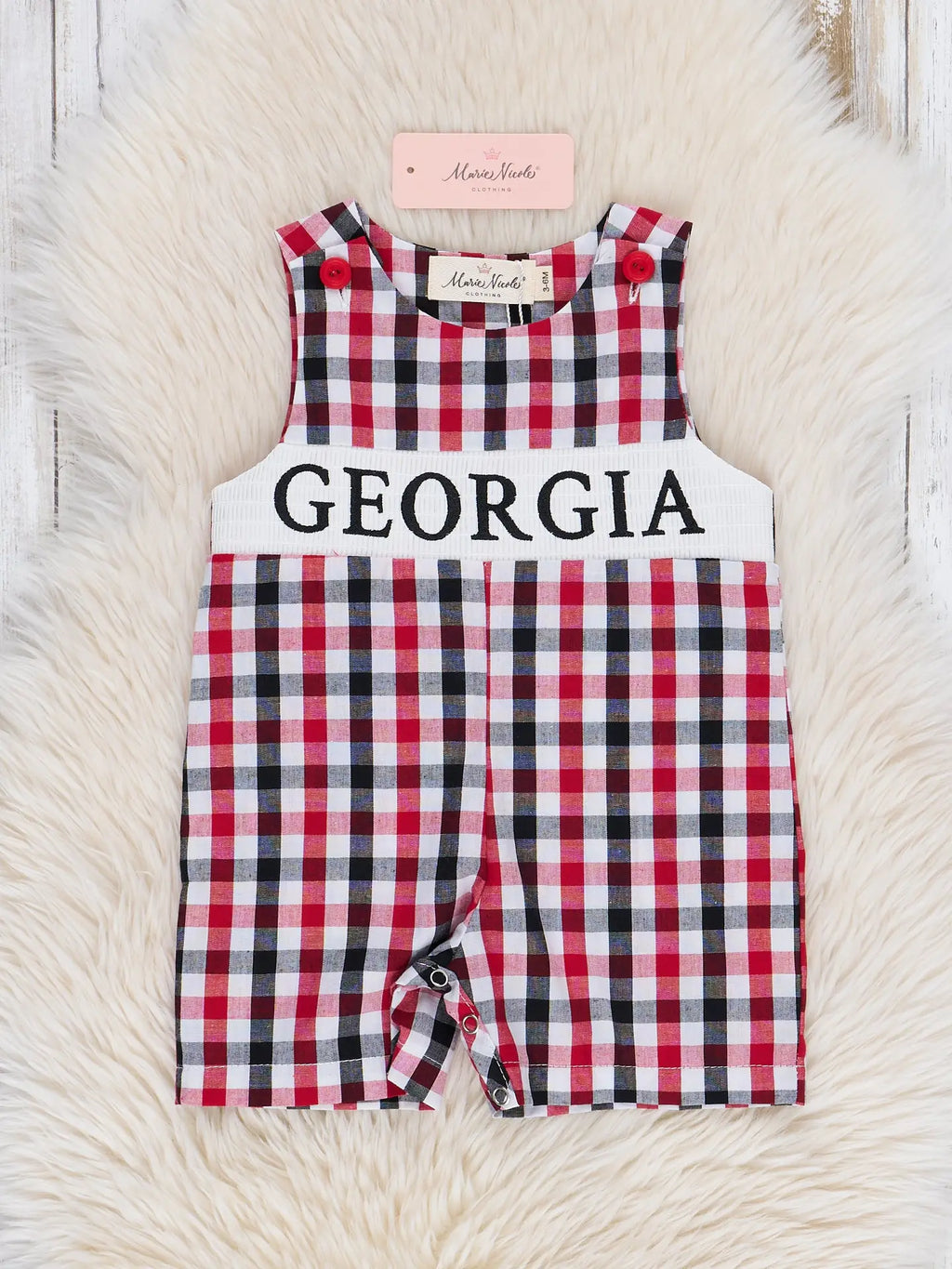 Georgia Smocked Gingham JonJon