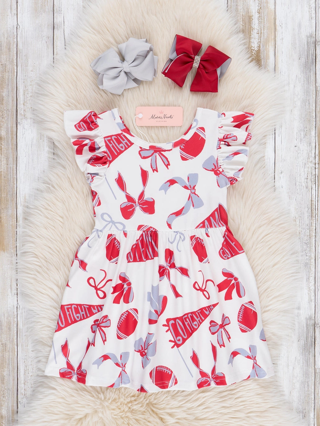 Go Team Flutter Swing Dress - Alabama