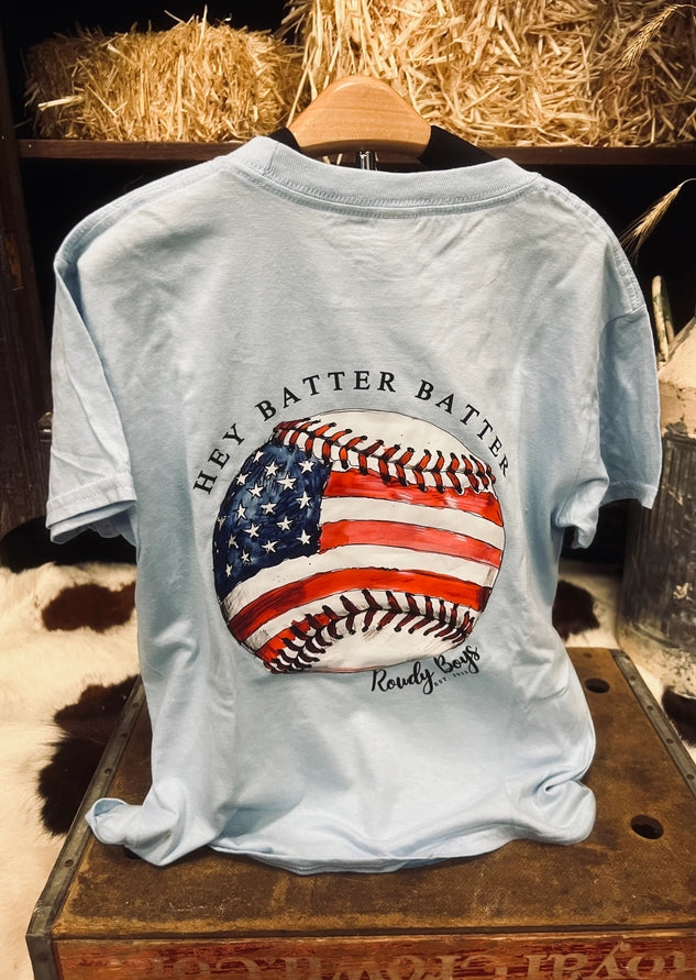 Rowdy Boys Hey Batter Batter Tee