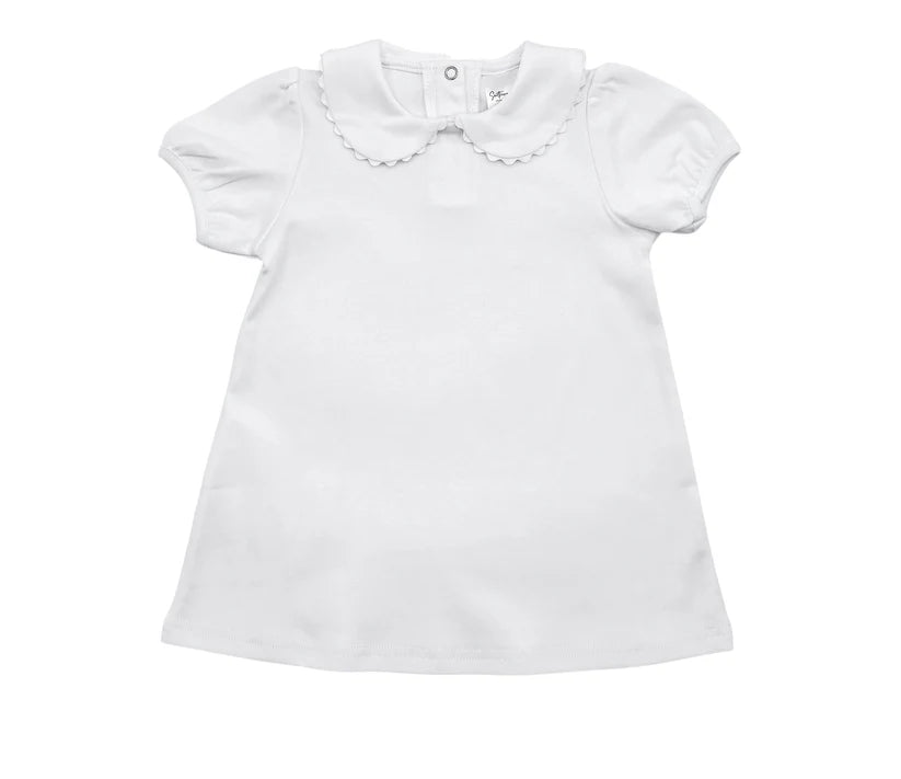 Southern Proper Dress- Scalloped