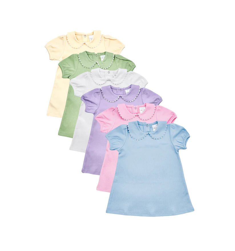 Southern Proper Dress- Scalloped