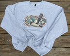 Flying Mallard Camo Crewneck