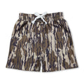 Olive Camo Pockets Elastic Kids Boys Summer Shorts