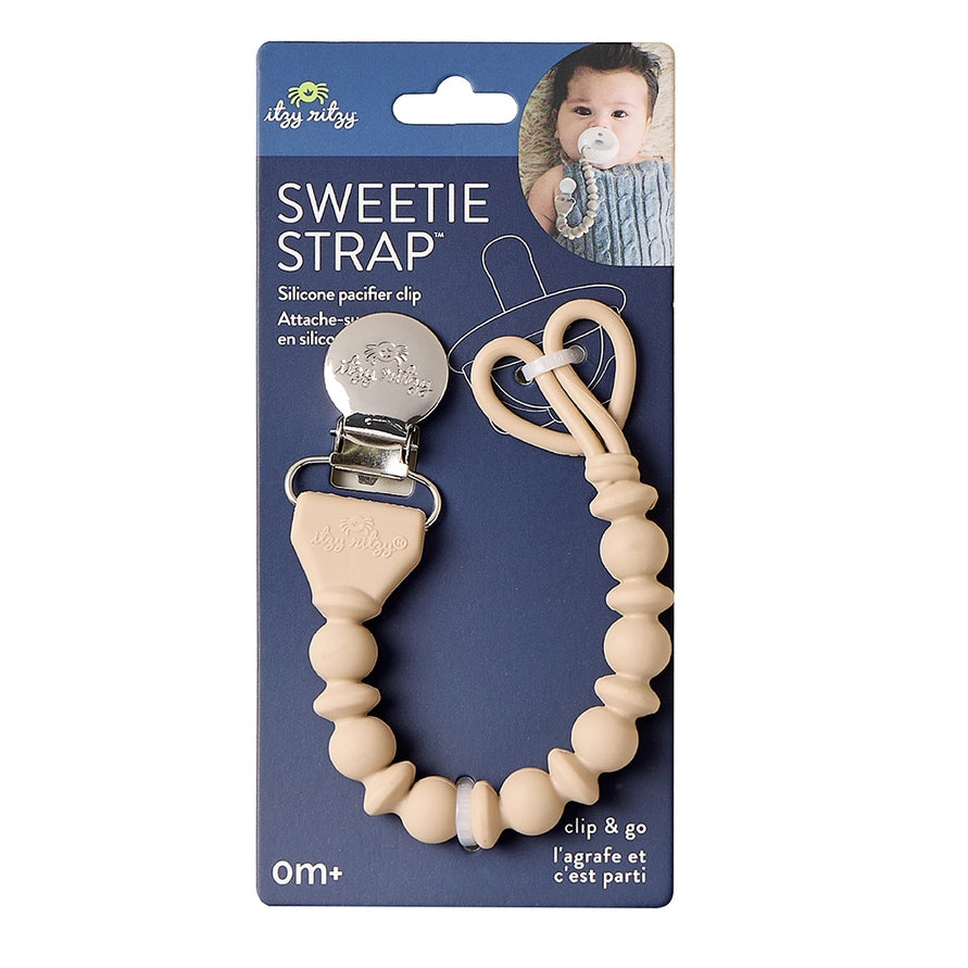Itzy Ritzy Sweetie Strap™ Silicone One-Piece Pacifier Clips