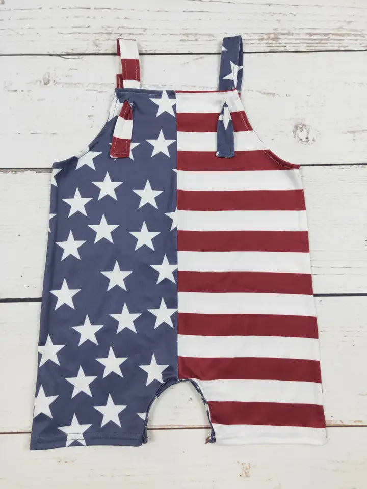 Red, White, & Blue Romper