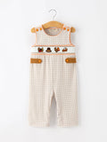 Thanksgiving Gingham Embroidered JonJon