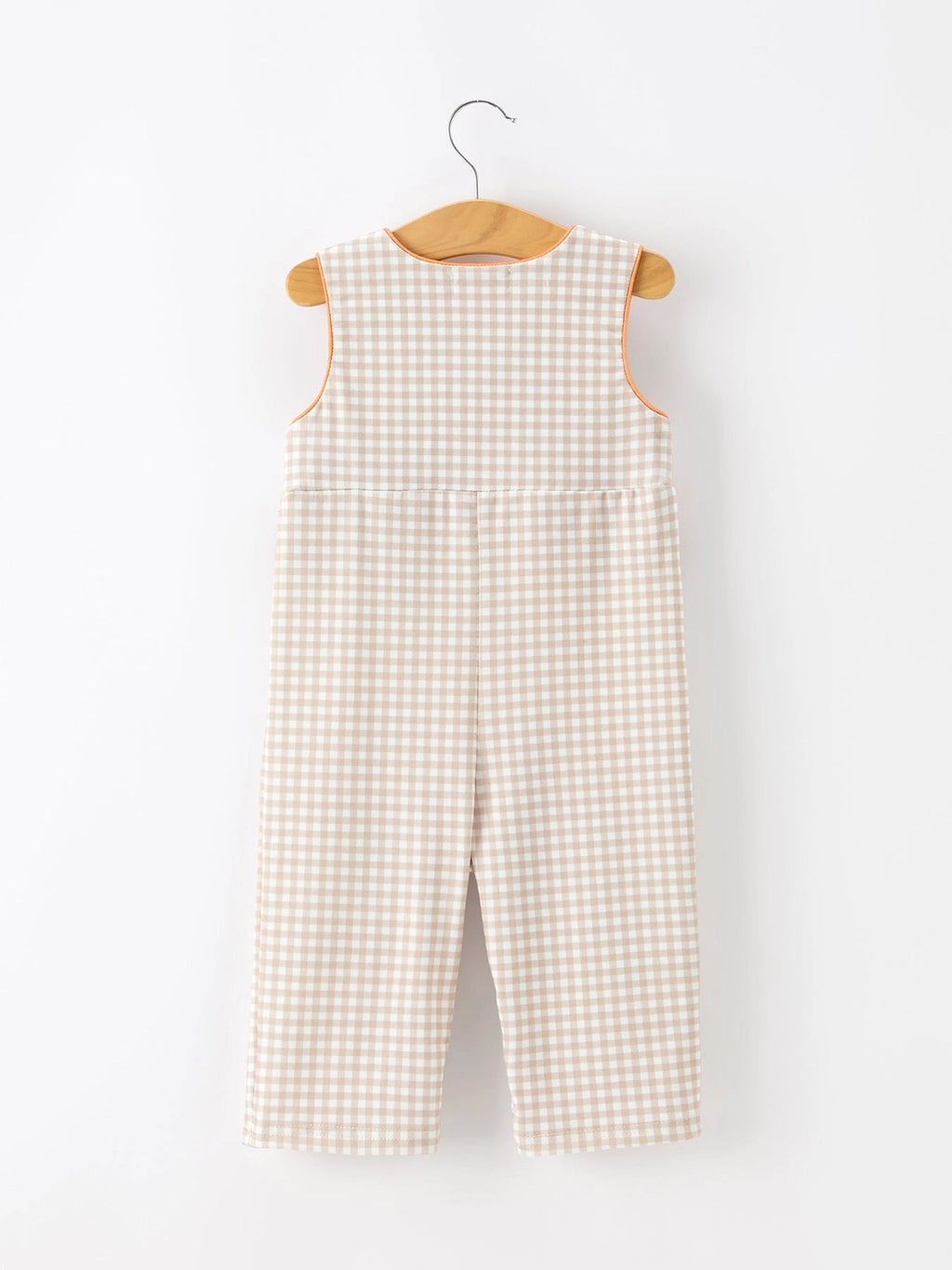 Thanksgiving Gingham Embroidered JonJon