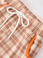 Turkey Plaid Boys Pants Set