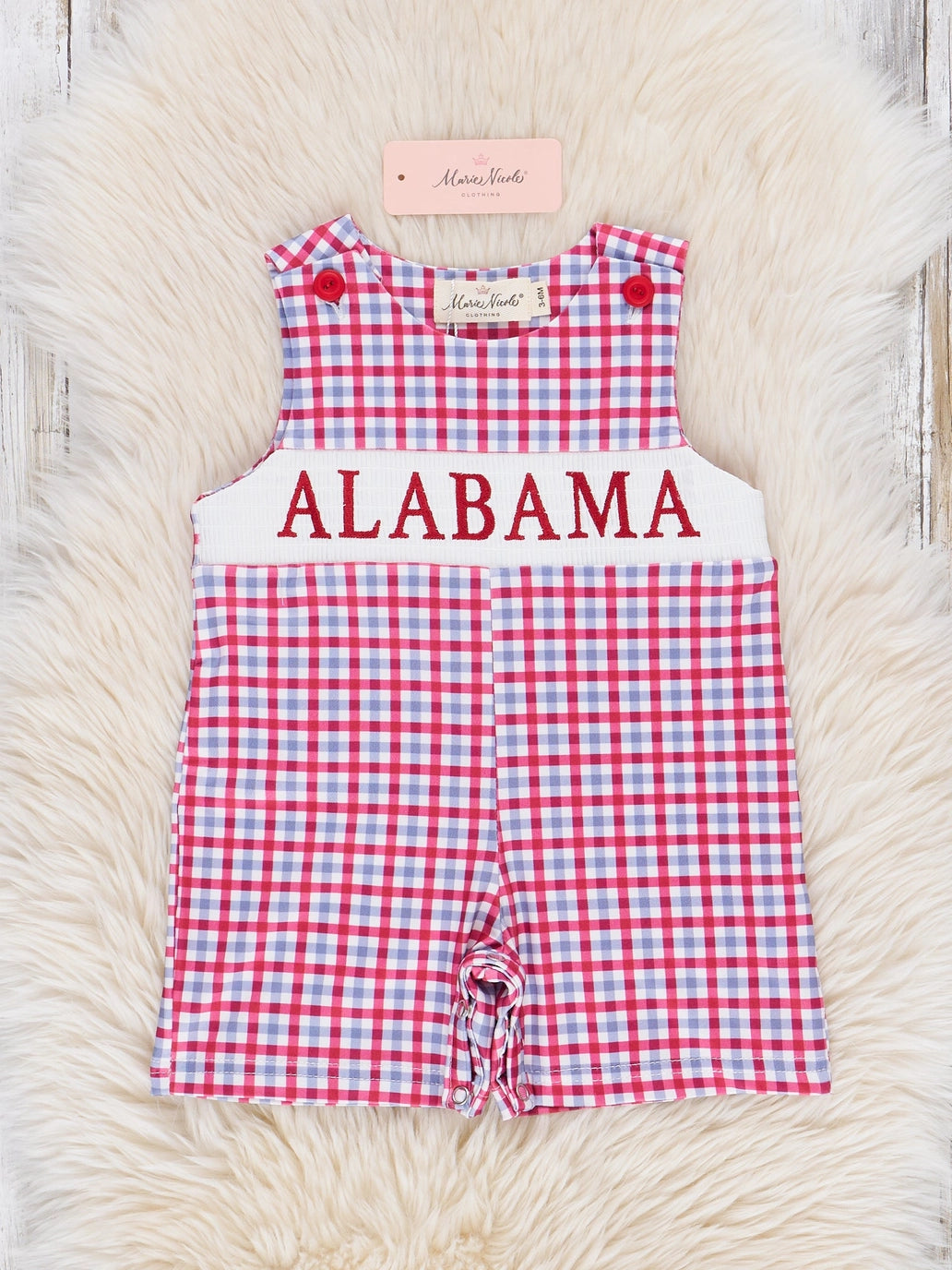 Alabama Smocked Gingham JonJon