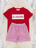 Alabama Smocked Gingham Outfit