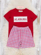 Alabama Smocked Gingham Outfit