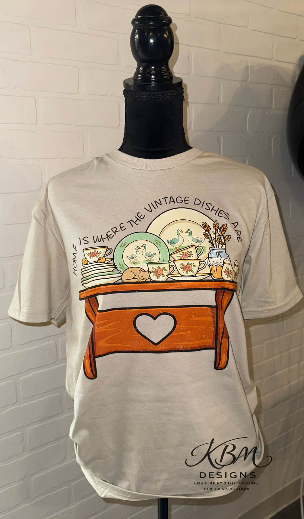 Home is Where the Vintage Dishes Are Tshirt