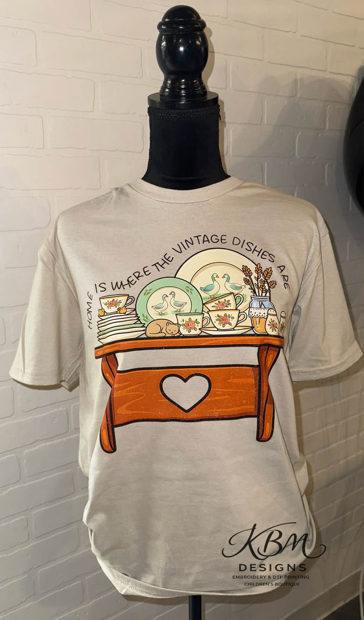 Home is Where the Vintage Dishes Are Tshirt