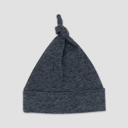 Luxe Baby Knotted Beanie Hat – Polyester Cotton Blend