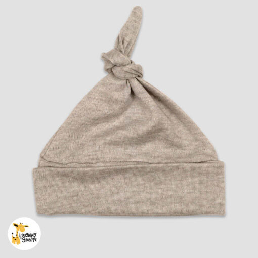 Luxe Baby Knotted Beanie Hat – Polyester Cotton Blend