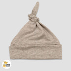 Luxe Baby Knotted Beanie Hat – Polyester Cotton Blend